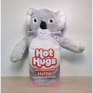 Aroma Home Hot Hugs Microwaveable Hottie Fragranced Lavender Koala Plush NEW